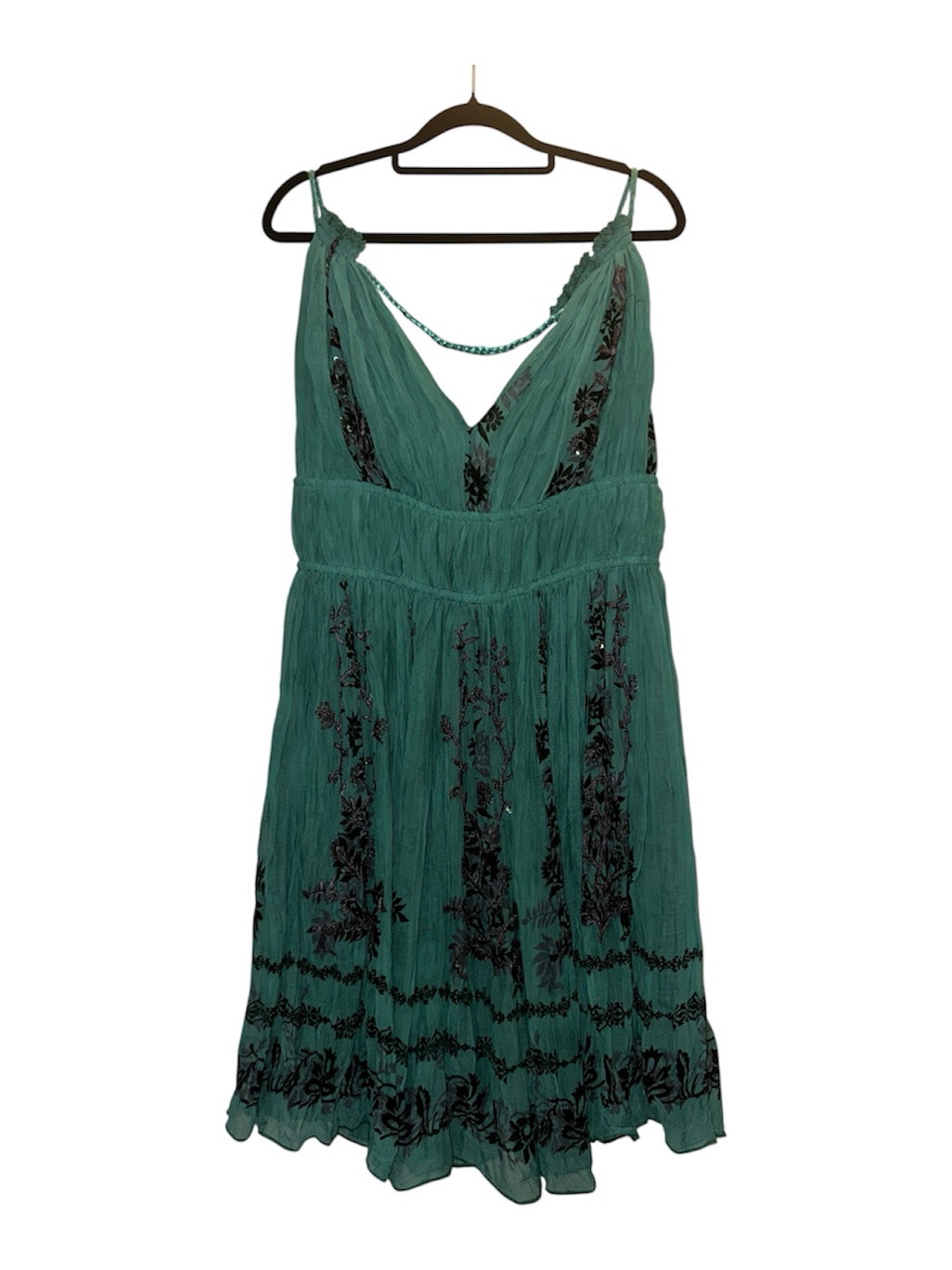 Alberta Ferretti Stunning Embroidered Designer Dress Made In Italy It 42 Us M